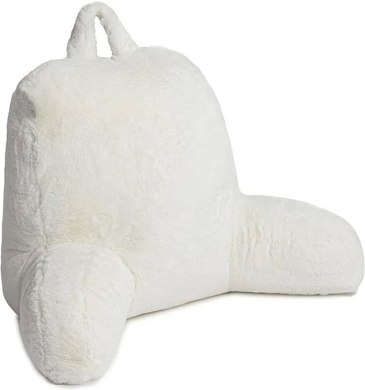 sherpa backrest pillow
