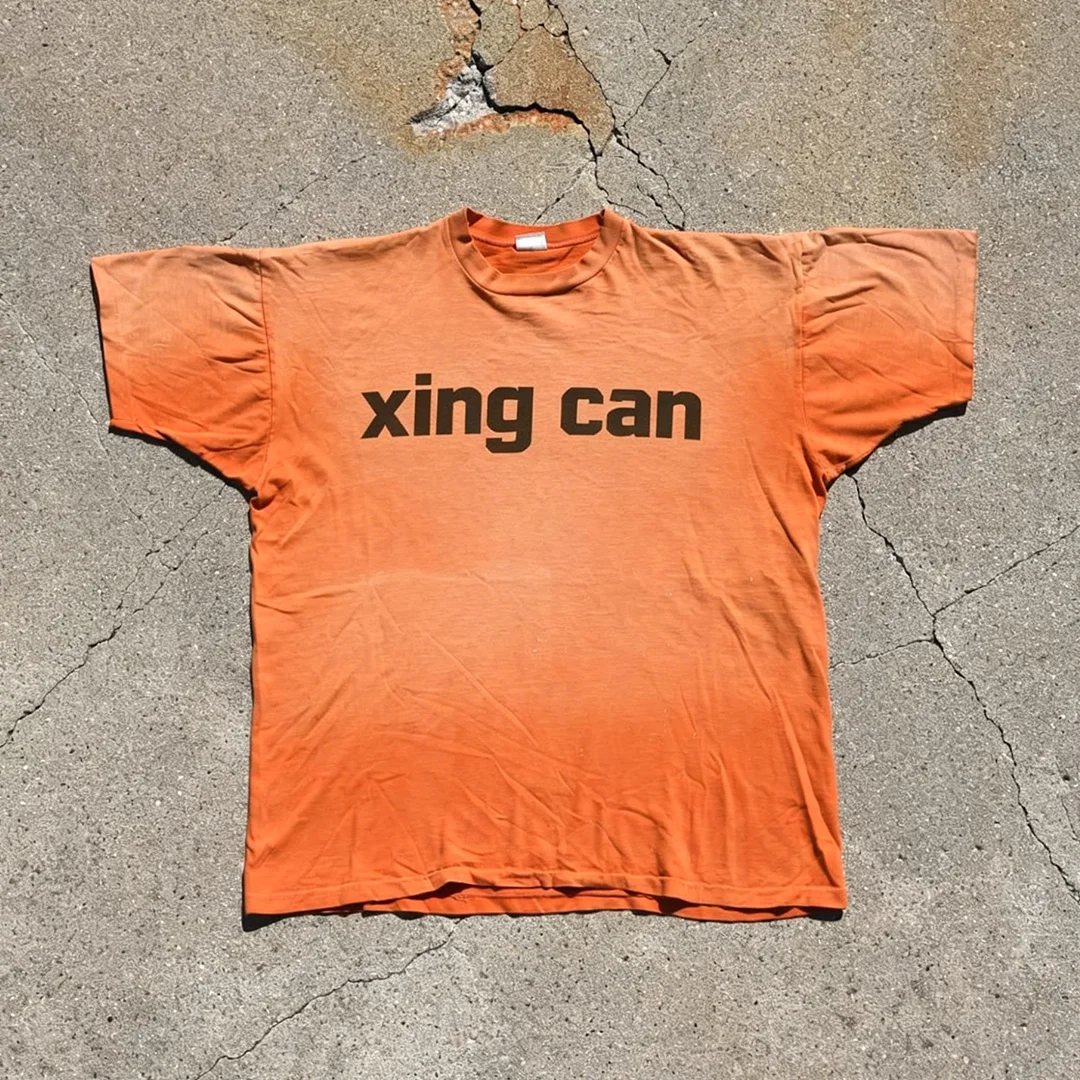 Ciężki bawełniany luźny T-shirt dla mężczyzn, retro styl z efektem wyblaknięcia na słońcu i kwasowego prania, możliwość personalizacji kryształków górskich oraz nadruku sitodrukowego