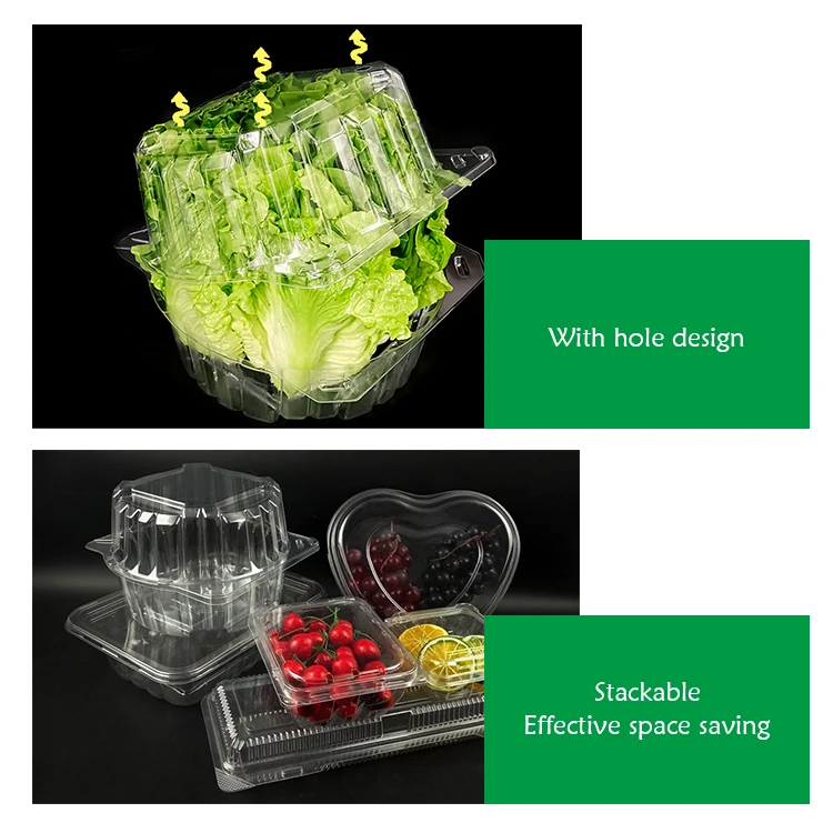 Lettuce store clamshell packaging