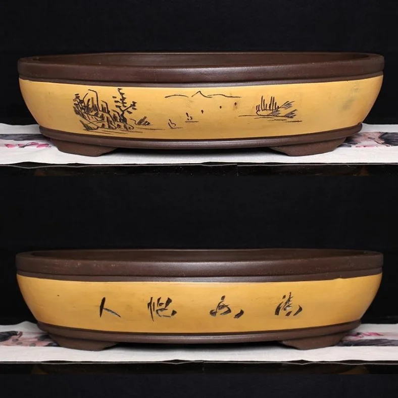 Wholesale Bonsai Pot Supplier For Bonsai Lovers Large Ceramic Pots Oval