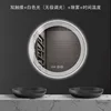 Doble toque - luz blanca - antivaho - hora y temperatura (brillo ajustable)