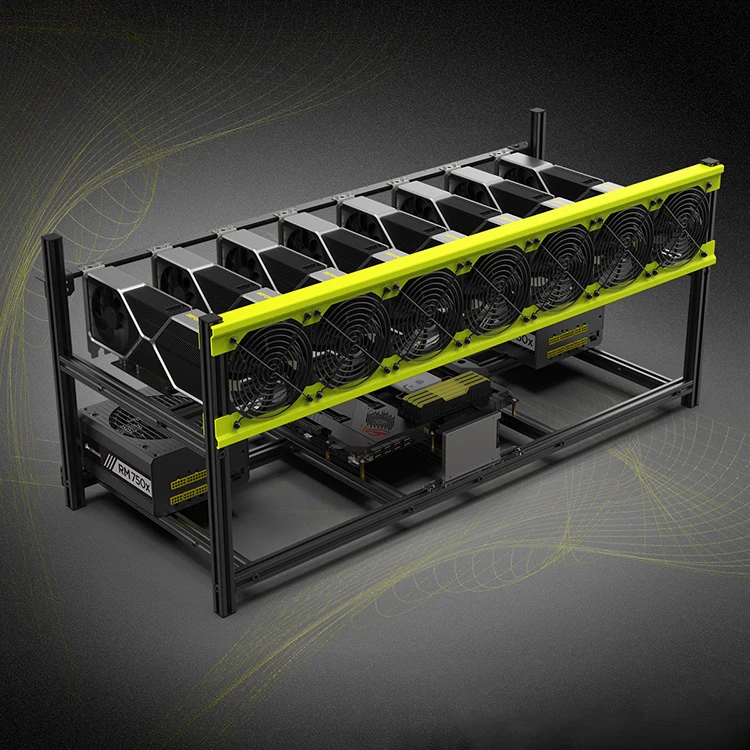 8 Gpu Case 8 12 Gpu Frame Original 6/8 8 12 20 Gpu Open Air Graphics ...