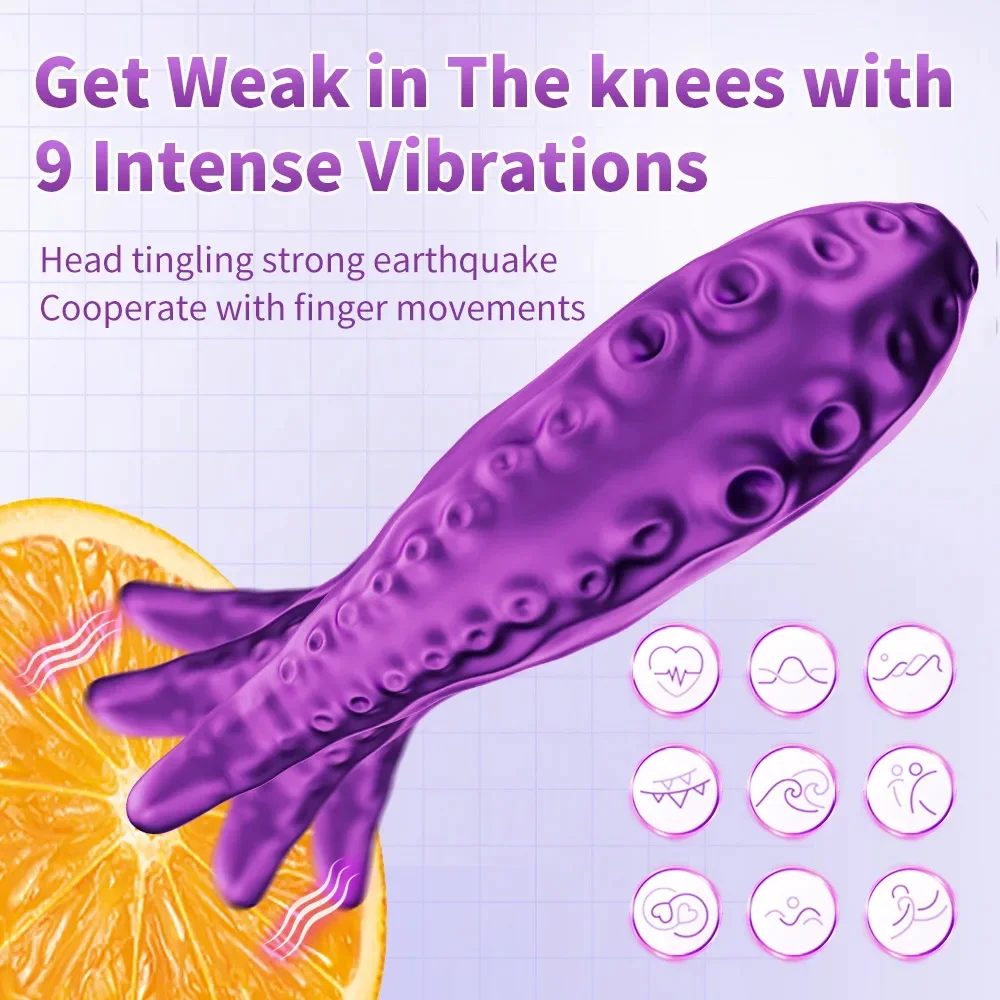 Finger Vibrator Adult Sex Toys with 9 Vibrations Modes, Nipple Clitoral  Vibrator G Spot Vibrators, Sex Toys for Women Couples