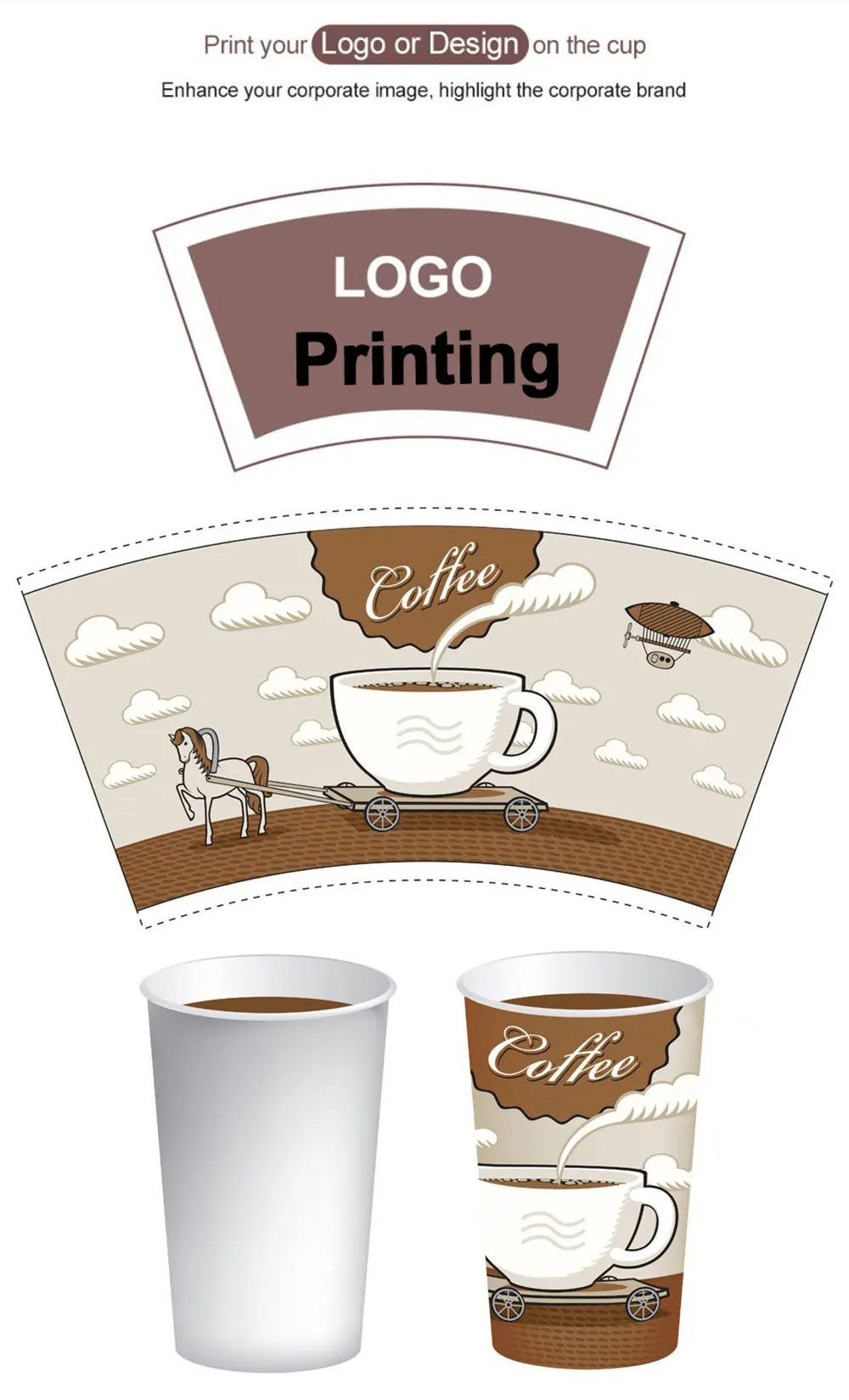 Hyde Disposable Paper Cup Fan Coffee Carton Cup Fans Buy Paper Cup