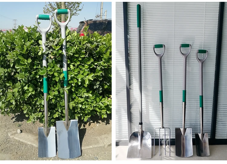 product hot sales  digging tools spade  garden camping farming customized  stainless steel shovel with handle-10
