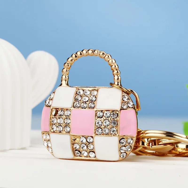 Custom Gift Metal Pendant Ring Key Chain Cute Bag High Heel Shoe Charm ...