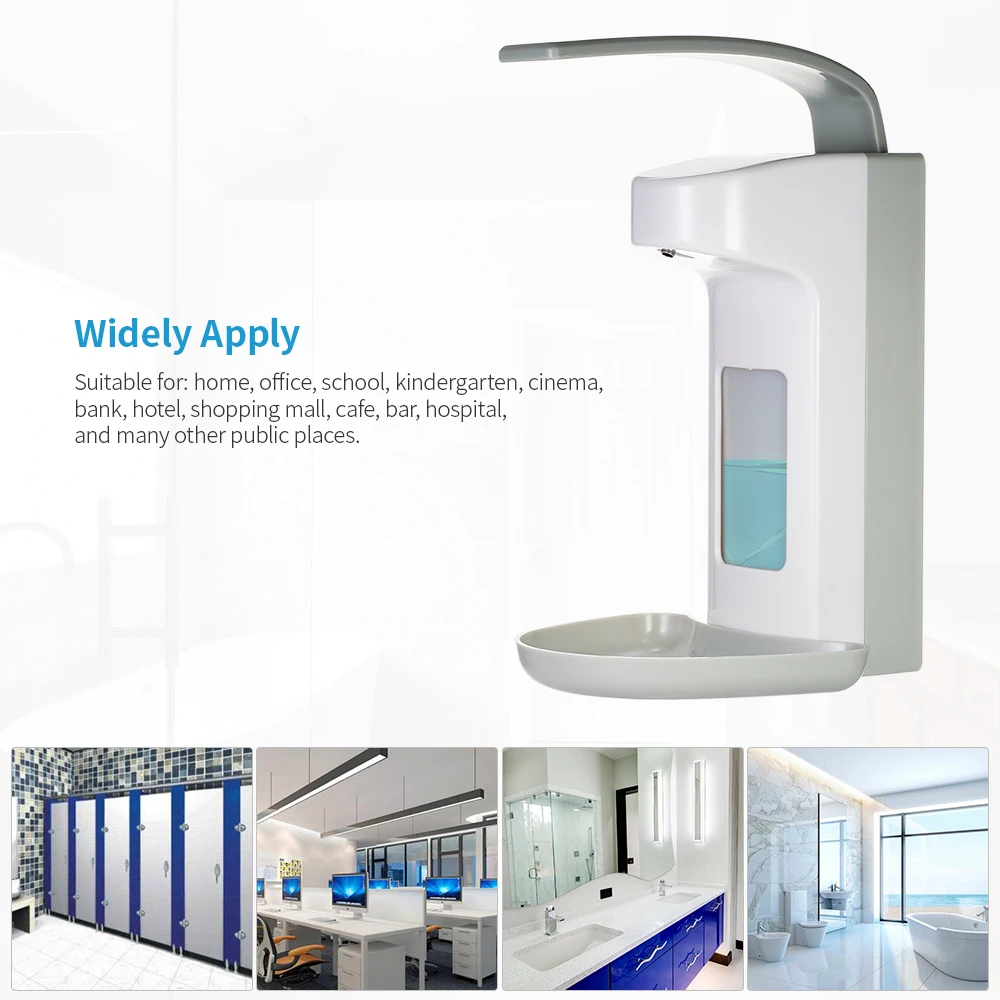 500ml Elbow-press Soap Dispenser Single Bottle Manual Shampoo Box Rest Room Hand Sanitizers Hand Washing Liquid Dispenser Washro