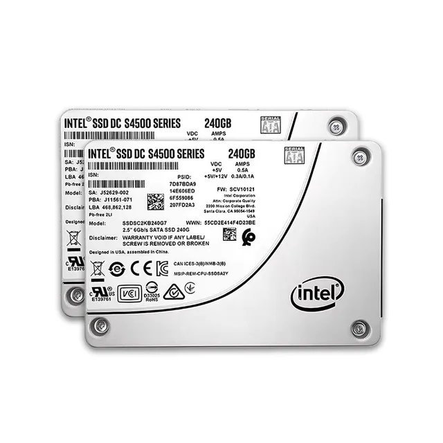 Intel S4500 240GB 2.5 SATA 6gb/S SSD SSDSC2KB240G701 240GB SSD SATA 2.5 "6g mixed use SATA SSD Intel S4500 240GB