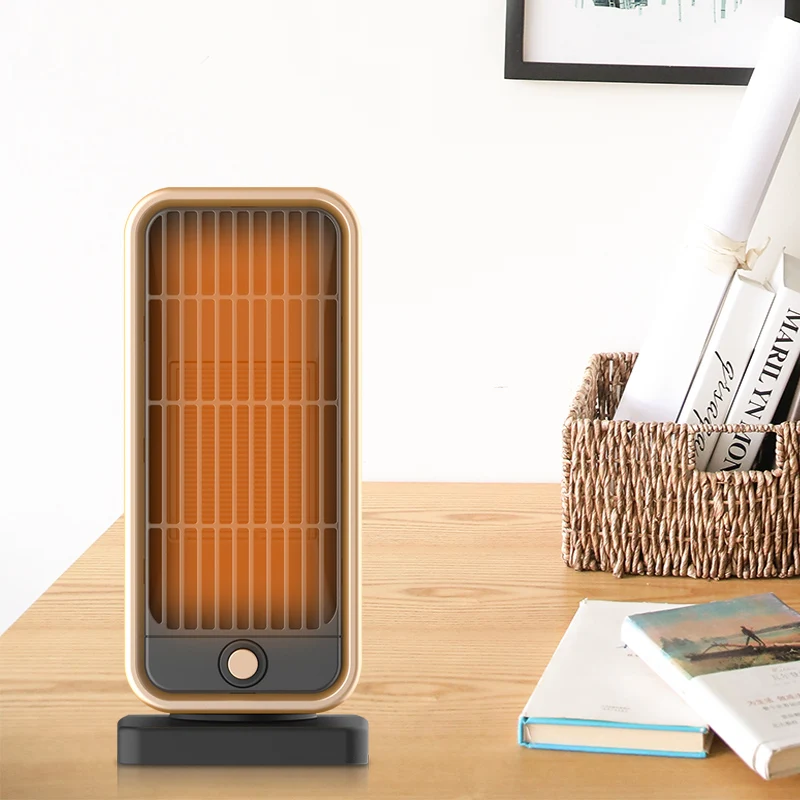 Electric Fan Heater 500W Portable Home Electric Room Air Heaters for Winter Warmer Desktop Energy Save PTC Space Heater Fan