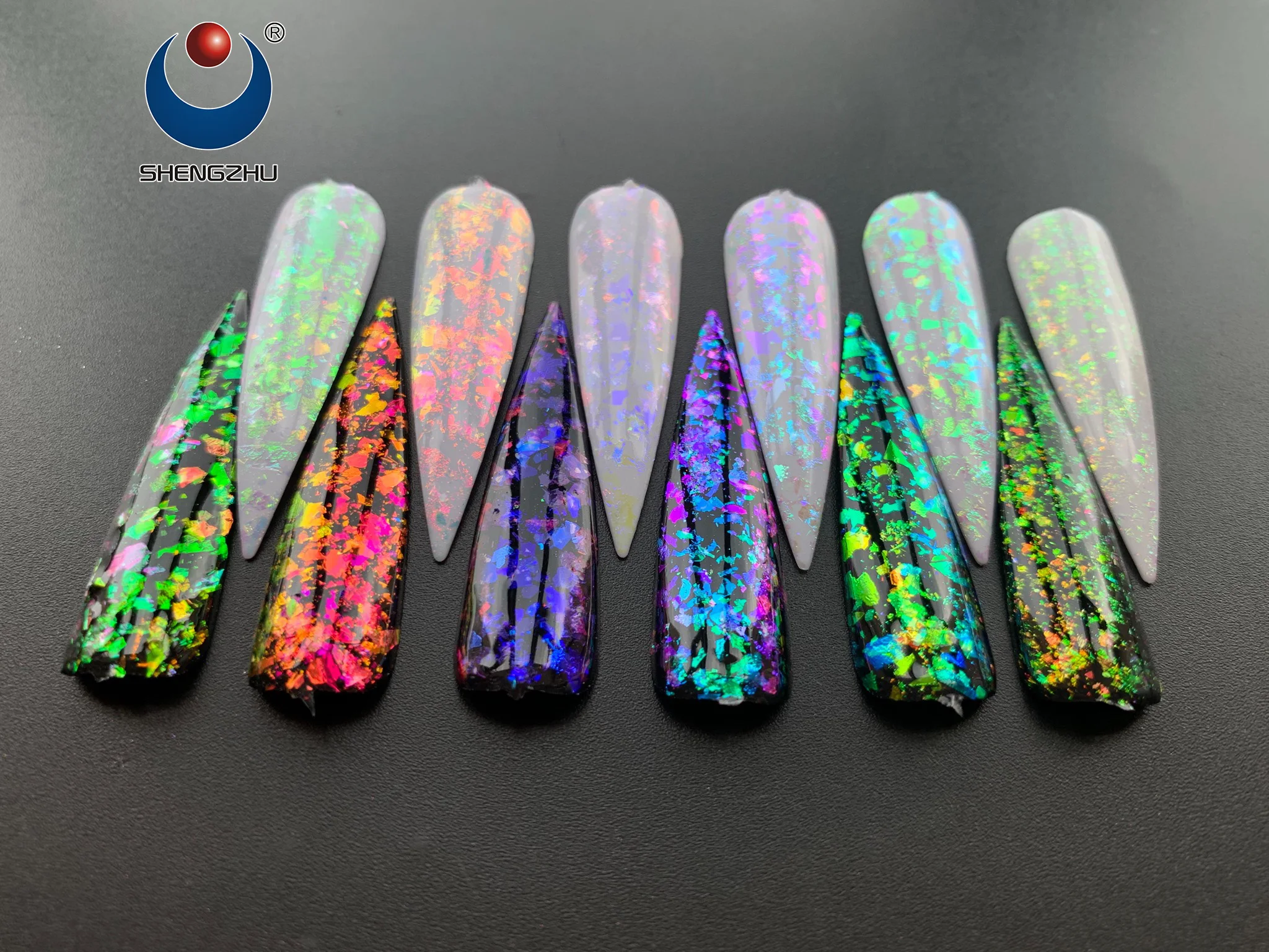 shengzhu cosmetics multi colors opal transparent