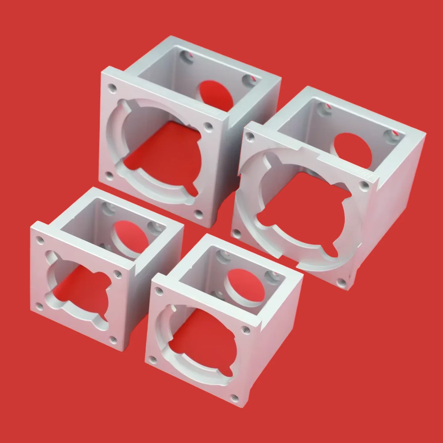 Stepper Servo Motor Fixed Bracket Base 90 Vertical 86 Mounting 80 Aluminum Support 60 Bearing Integrated FD57 Heat Sink Cutting