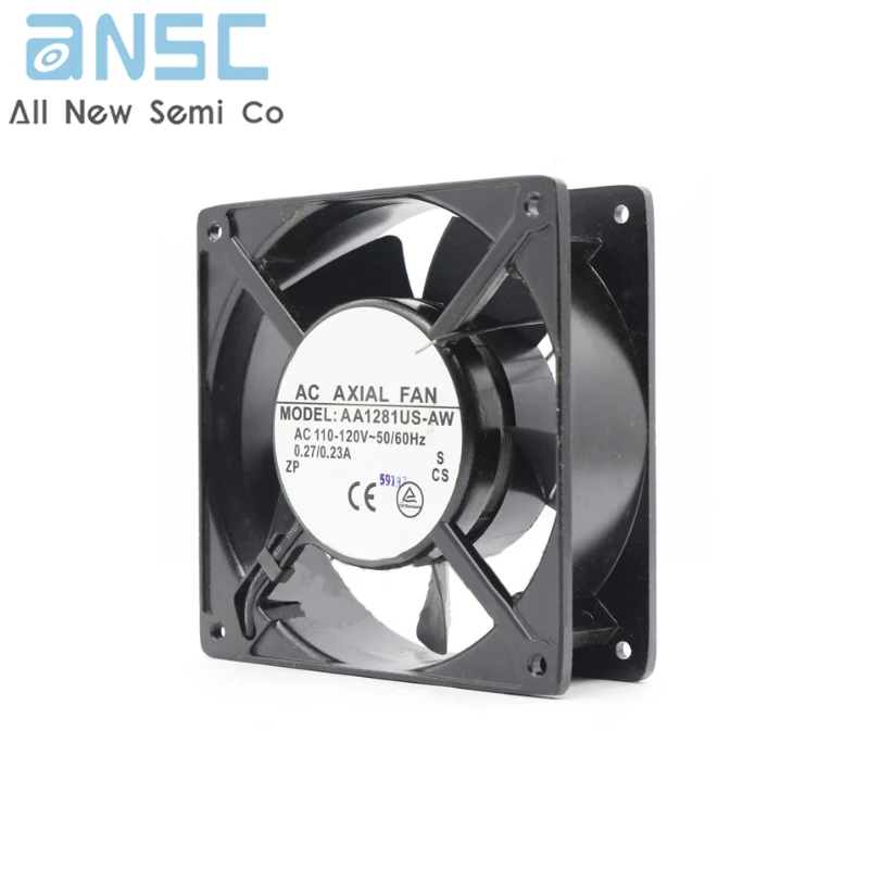 Original Axial flow fan AA1281US-AW 0.27/0.23A 115V Industrial DC ventilation cooling axial fan