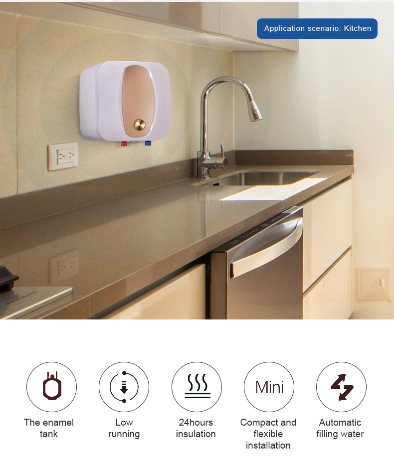 Anto Water Heater Tank Rv Boiler Electric 10l Hot Rv Electric Storage