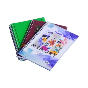 Wholesale Custom 4c Printing Spiral Bound Student Notebook A5 Softcover Journal for Students Paper Cover