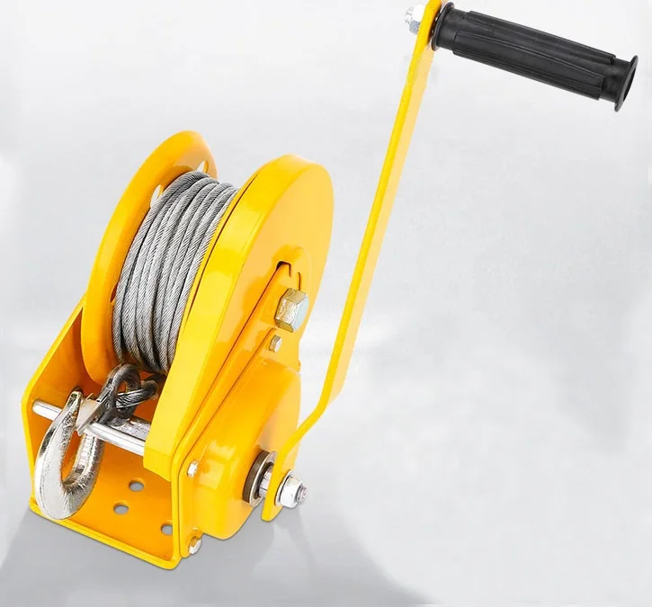 Reversible Lifting Hand Mini Hand Crank Anchor Winch 1200BL 5M