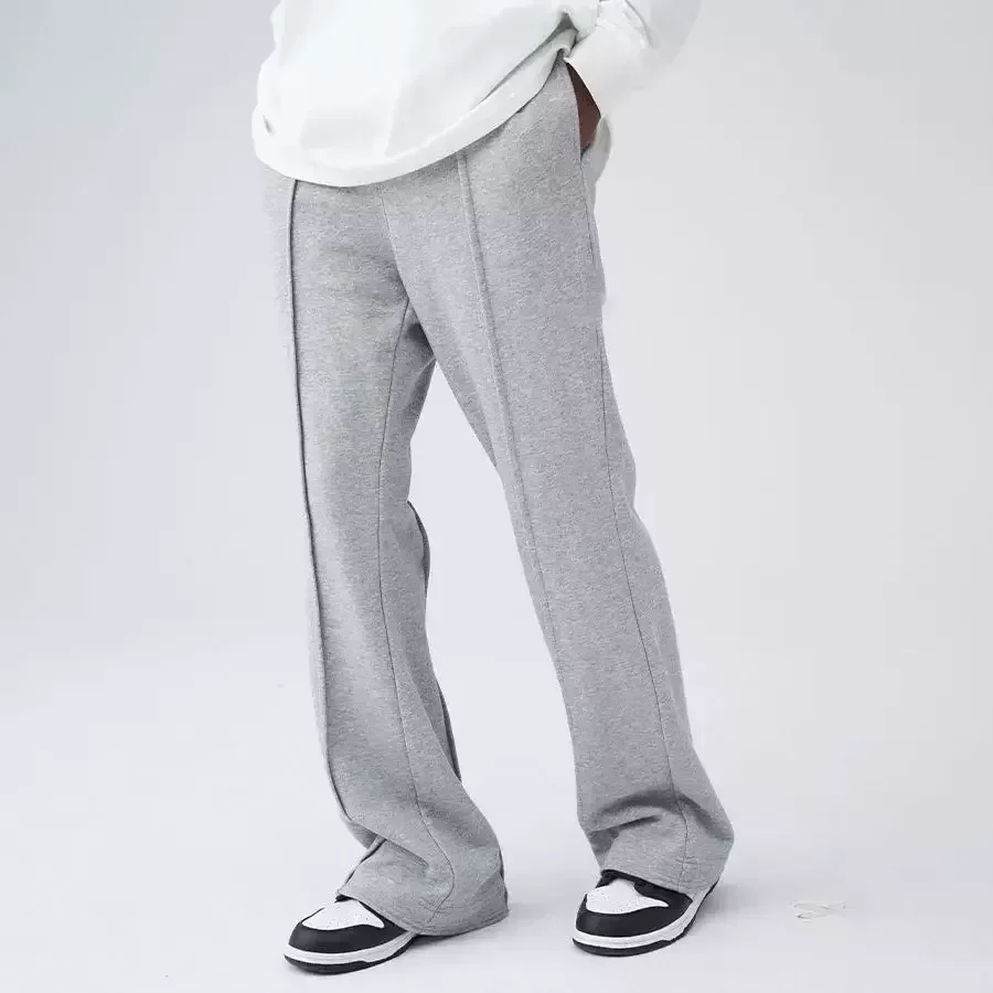 Shop Custom Men's Flared Jogger Track Pants - Cotton Comfort