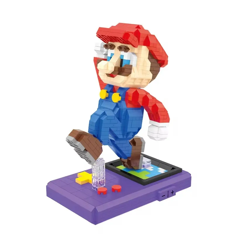 Mario Microbloques Figuras En Microbloques Hot Selling Plastic 3D