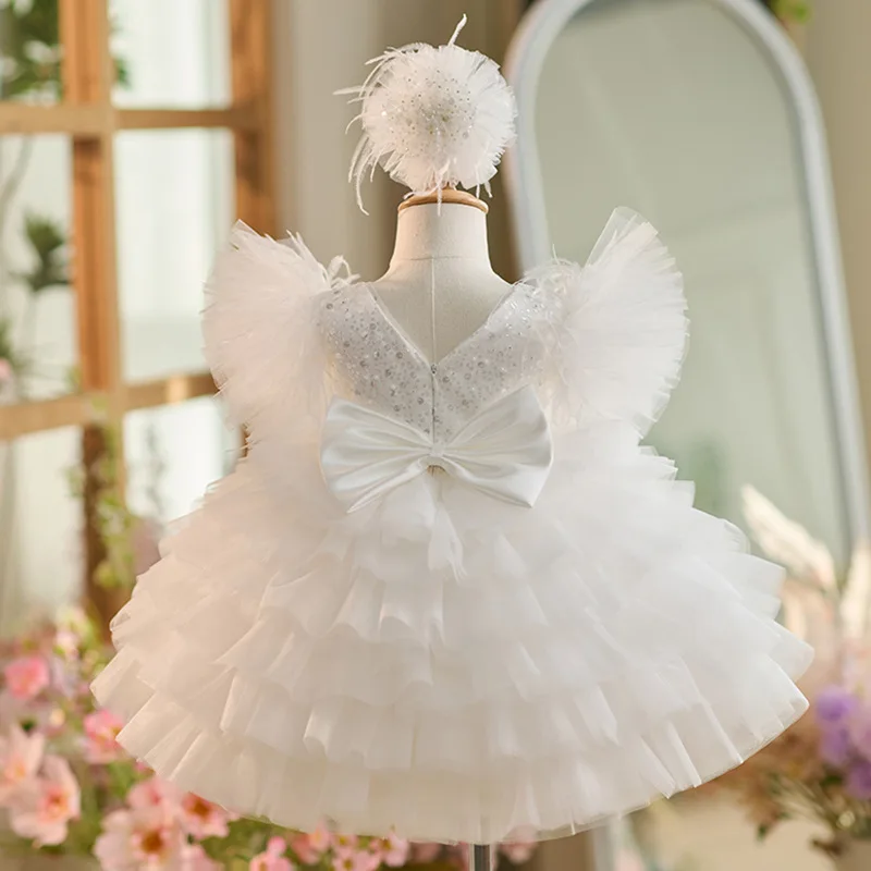 short white diamond dress Azazie Kristi