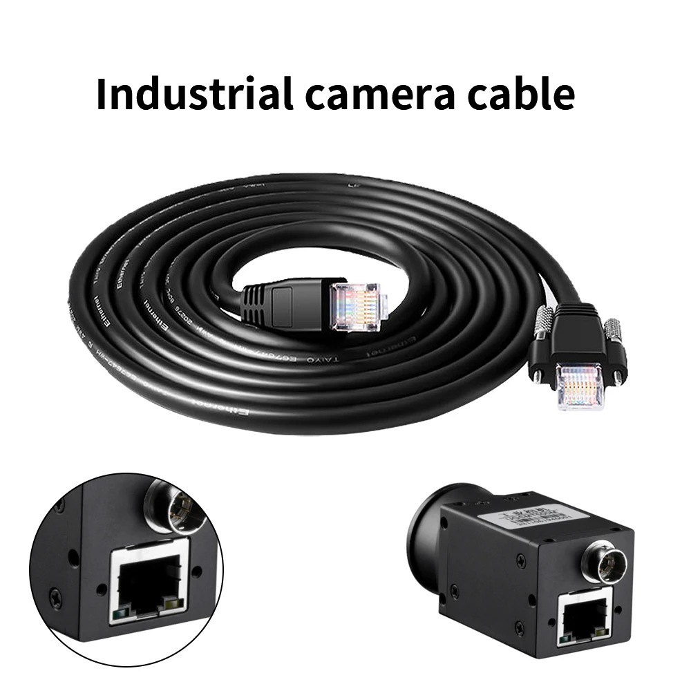 High Speed Vision Industrial Camera Ethernet Cable High Flexible Cat6a ...