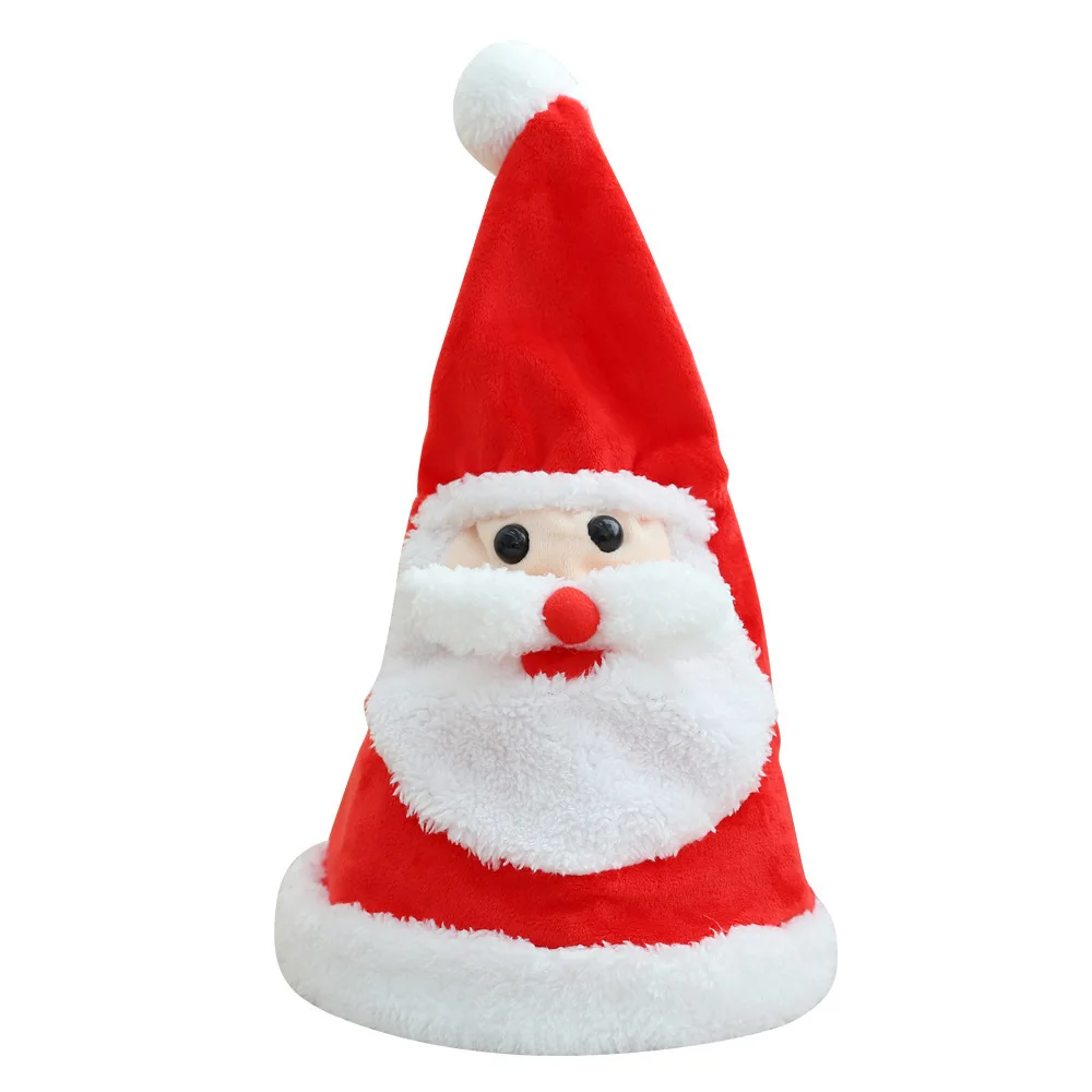 dancing santa hat with lights