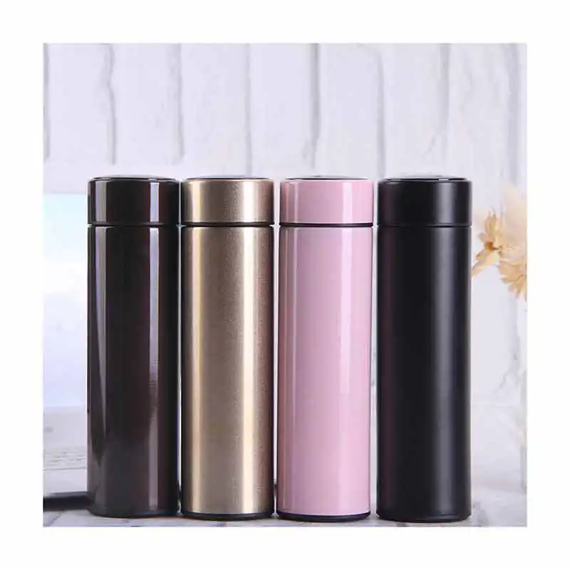 LED Temperature Display Smart Flask Water Bottle (BLU)