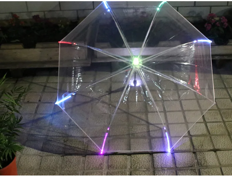 clear patio umbrella MUGVFVCSQ 8ft Outdoor Market Table Umbrella Waterproof Large Transparent Umbrella for Garden, Wedding, Balcony Patio, Lawn & Garden Cover Height up to 56 inch and Max Width within 11 inch GEWURIZXY Clear Umbrella Wedding Bulk