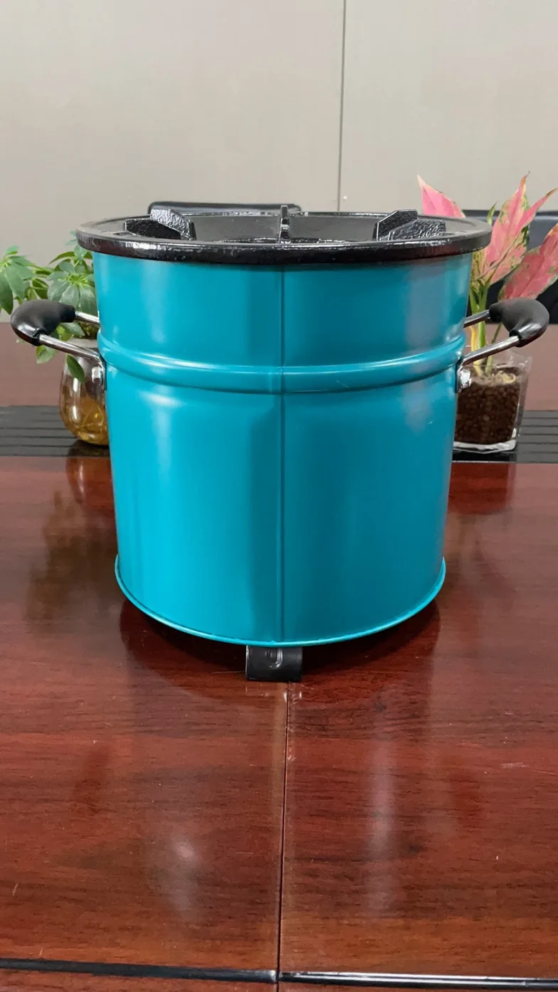 New Design High Performance Blue Color Fuel Saving Smokeless Charcoal Stove