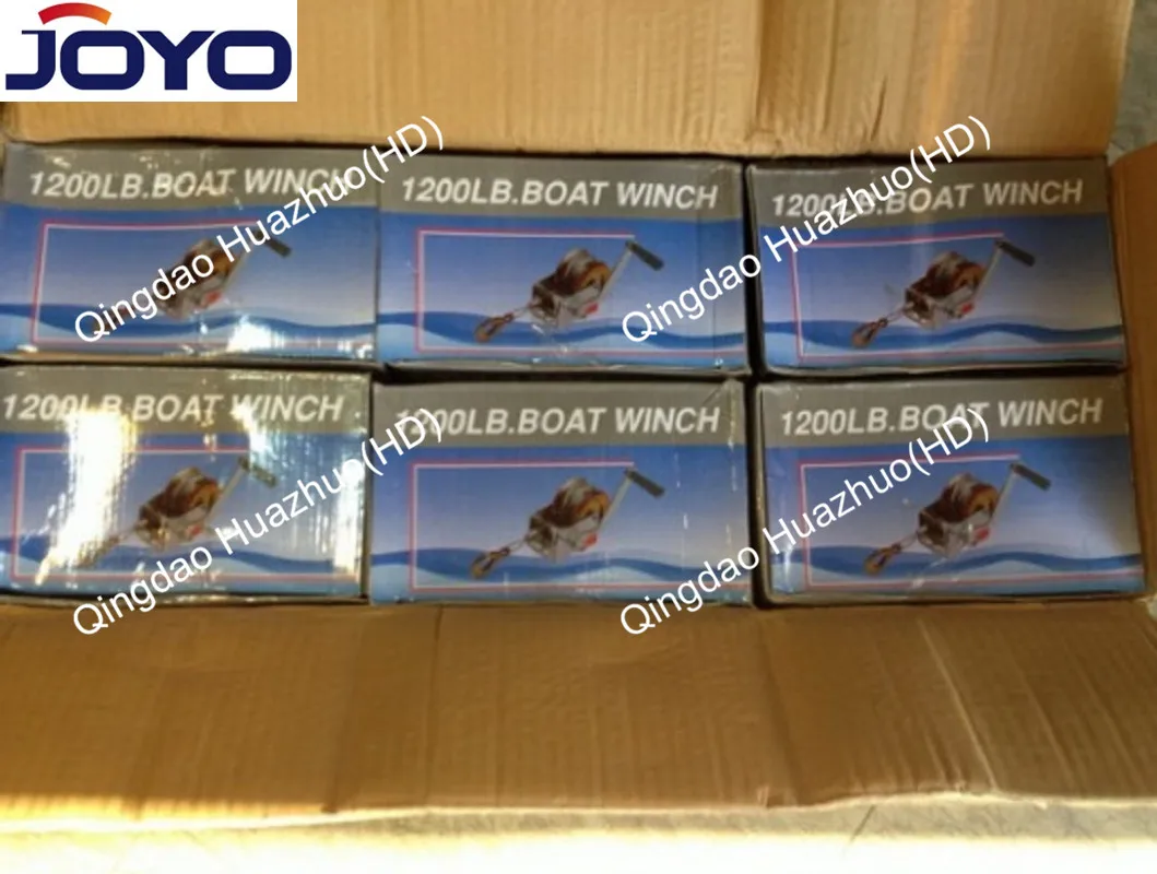 Hand Winches Hand Crank Boat Portable Cable Pulling Winch Cable Puller with Wire Rope or Strap,ISO9001:2015,CE Certificate