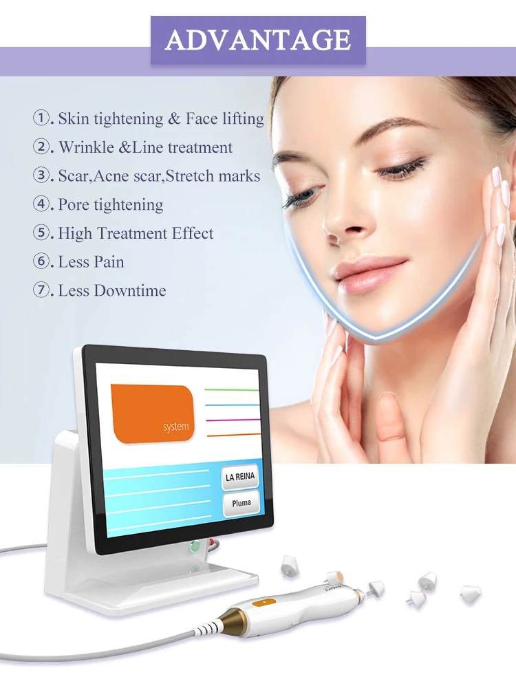 2024 New Upgrade Rf Microneedling Machine Acne Wrinkle Remover Weight 