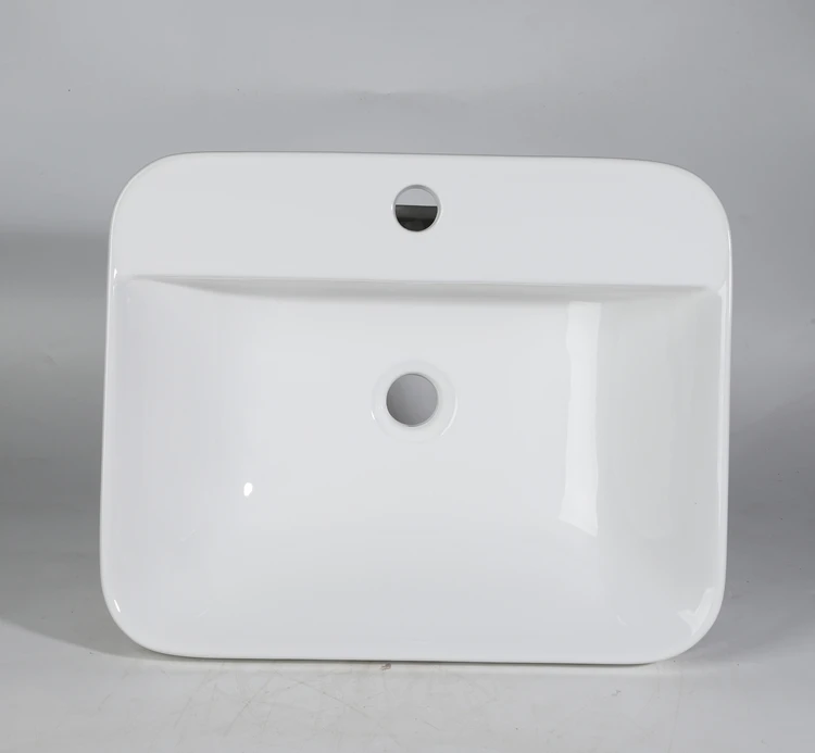 Bathroom Sanitary Ware Ceramic Counter Bathroom Sink  Basin Bathroom Ceramic Sink with Competitive Price