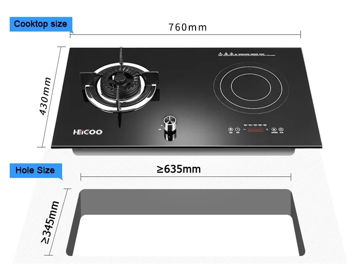 Hot Sale Burners Induction Cooker and Gas Stove HEIGOO