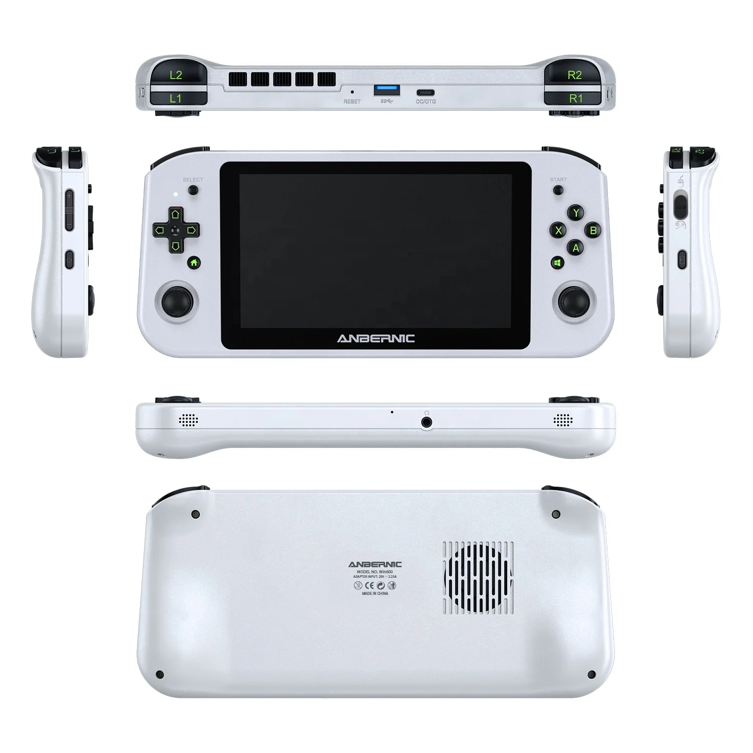 2022 New Anbernic Win600 AMD 3020e Win10 Handheld Game Player 8GB DDR4 RAM  128GB SSD ROM PC Mini Laptop Steam OS Gaming Console| Alibaba.com