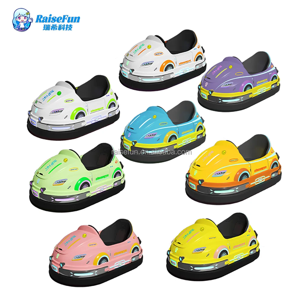 High-Speed Car Electric LED Lighted Battery Charging Kids Adults for Amusement Parks Thrill Rides Enhanced Safety Kids Car Sale