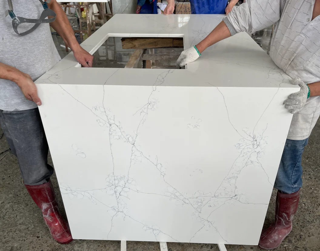 Australia Engineered Quartz Stone Benchtops With Draining Grooves Buy