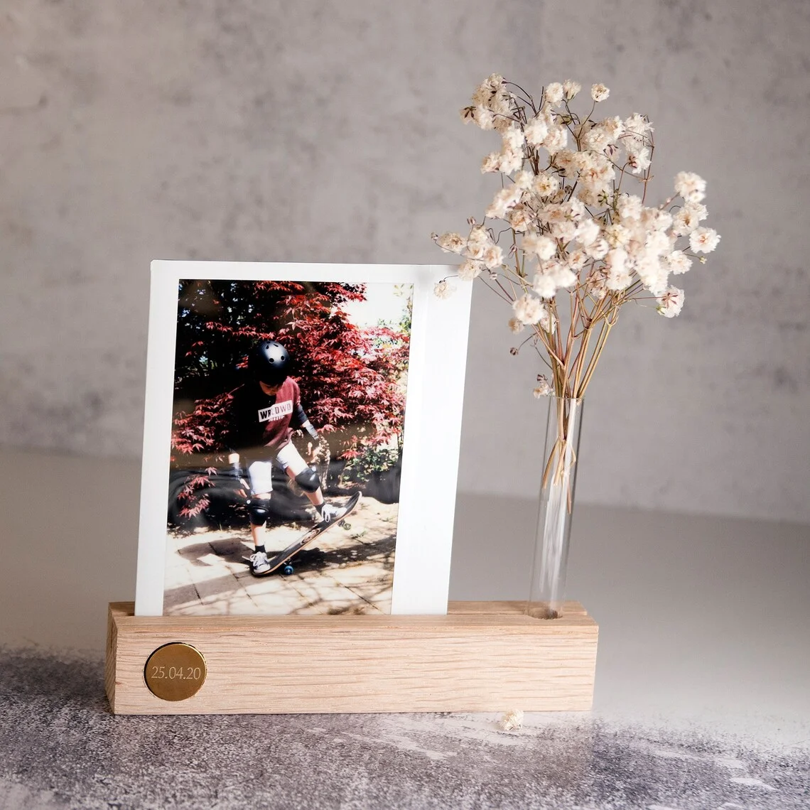 Card Holder Wood extra Large and Stable Photo Holder Beech Wood Place Card Holder Postcard Decoration
