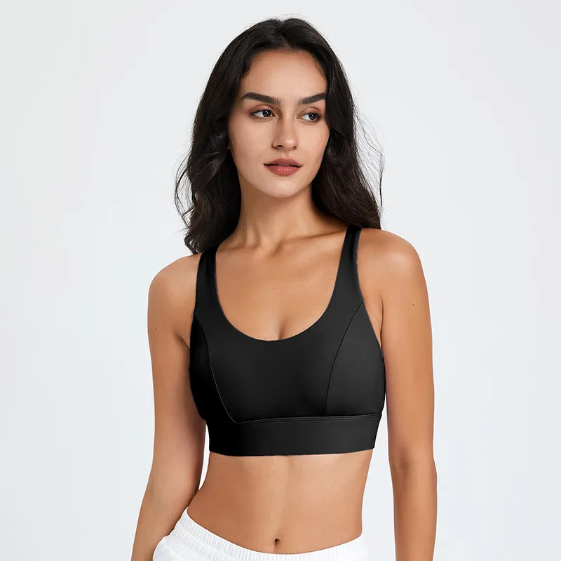 New Design Lightweight Comfortable U Neck Yoga Top Fitness Sports Bra