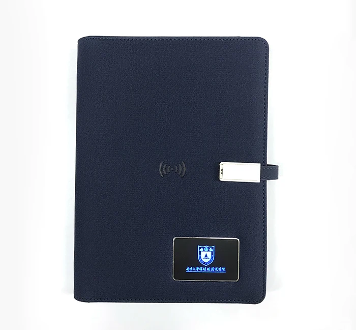 Wireless Charger Power Bank Notebook Powerbank Diary Planner Notebook ...