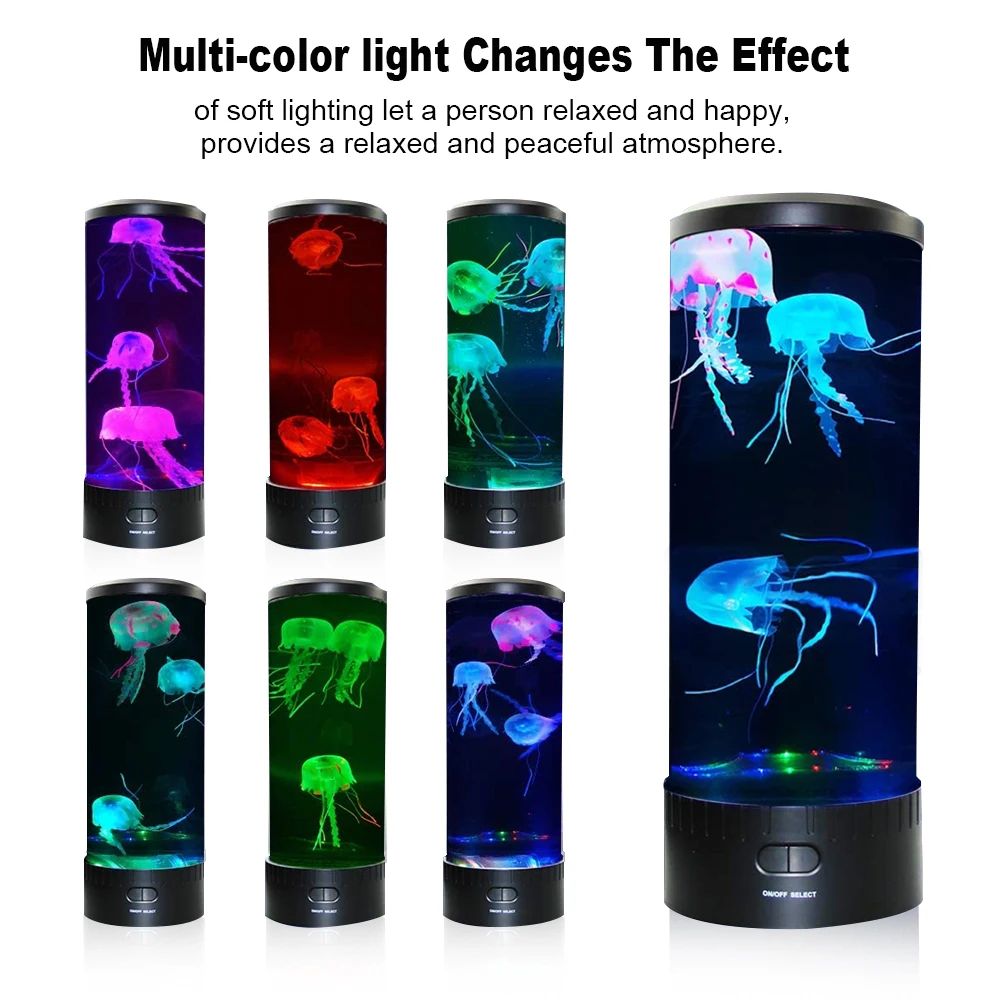 Jellyfish Lamp/lava Lamp Aquarium Jellyfish Mood Lamp /jellyfish Lamp ...