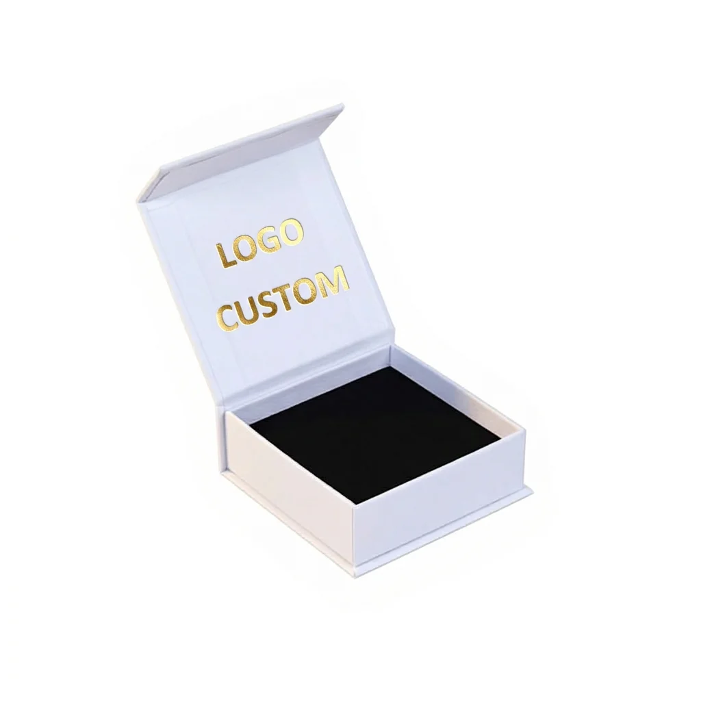 Scatola personalizzata per gioielli e cosmetici con chiusura magnetica, in cartone con inserto, vantaggio UV, stampa in rilievo