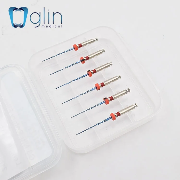 
Glin G3 вращающиеся напильники NITI, пилки для термоактивации, стоматологическая обработка 04 конус 21 мм 