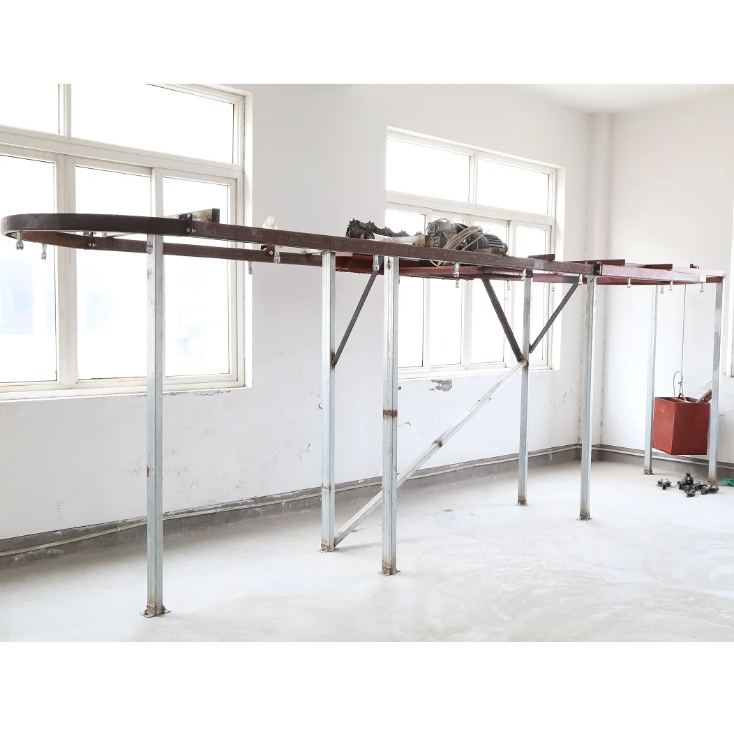 Overhead Conveyor Powder Coating Painting Line Plant