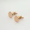 Rose Gold Round 16*16mm 1prs