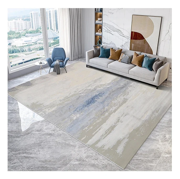 2021 New Arrival Modern Designer Rugs High Density PP Home Hotel Decoration Area Use Wall Rugs Light Color Rug and Carpet