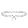 4mm Copper Bead Bow (Silver)