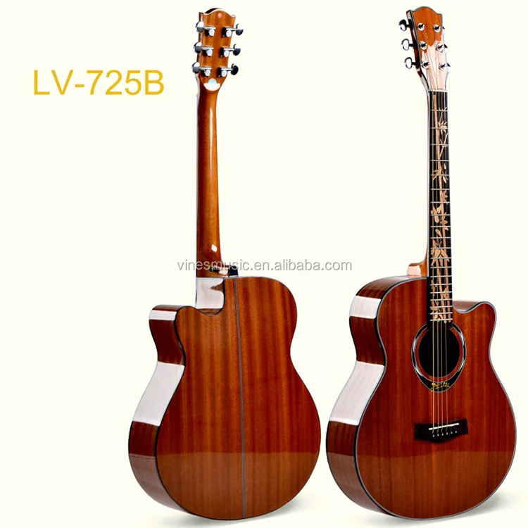 L-725B 40 'カッタウェイサペレローズウッドインレイ竹