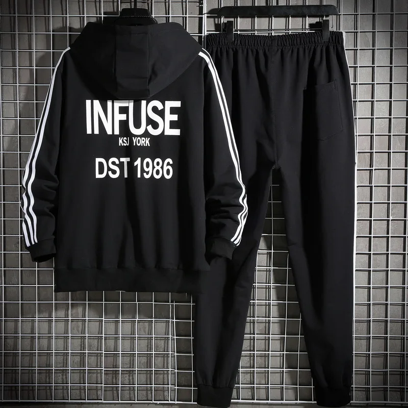 Bulk Wholesale Men Tracksuit Set Custom Tracksuit for Men Gym Training Wear Men Set Tracksuit 10XL