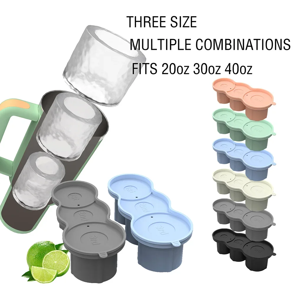product for stanley cup silicone circle ice mold for iced juice drinks and coffee eco friendly ice cream maker lid-5