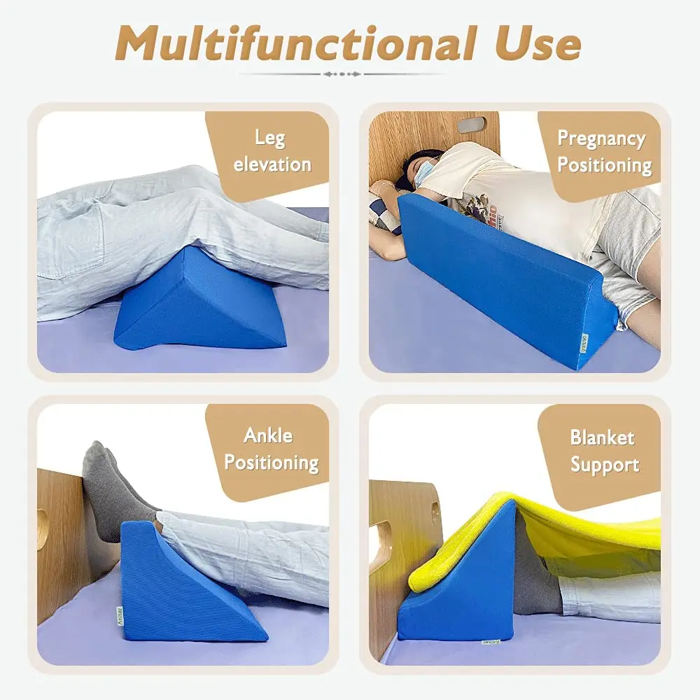 Body Position Wedge Back Positioning Elevation Pillow Case Bedroom