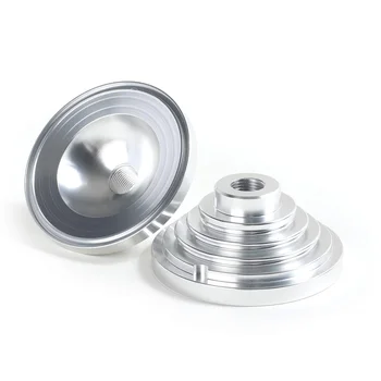 CNC milling machined service aluminum silver anodized cool domes cylinder Head domes for Yamaha