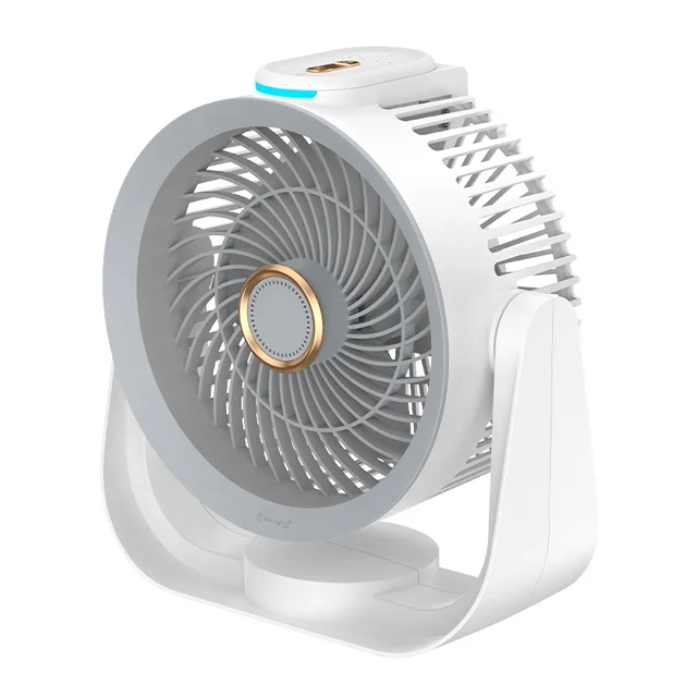 Bluetooth voice USB circulating fan Multi-functional dormitory can be hung wall night light small fan